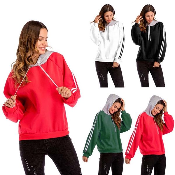 autumn hoodies women patchwork striped loose hooded long sleeve cotton sweatshirt lady pullover harajuku female large size 210507, Black
autumn hoodies women patchwork striped loose hooded long sleeve cotton sweatshirt lady pullover harajuku female large size 210507, Black