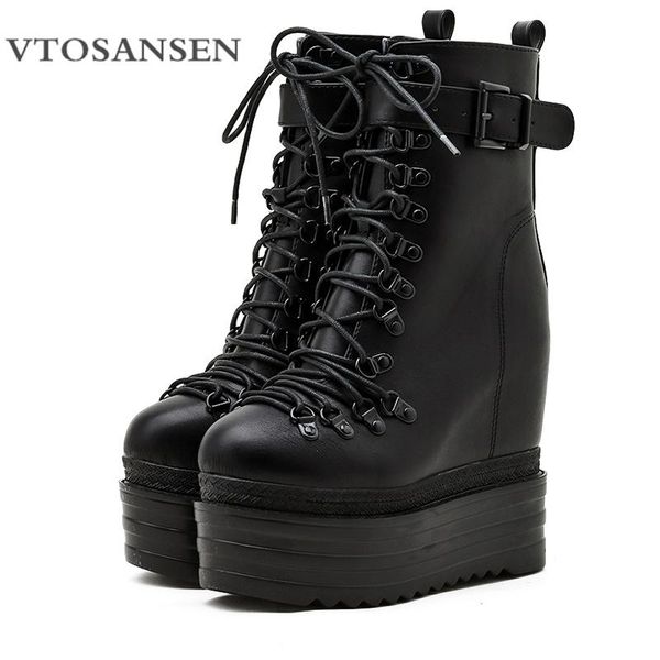 boots rock style gothic shoes for sale platform heel shoelace footwear fashion street white wedding winter, Black
boots rock style gothic shoes for sale platform heel shoelace footwear fashion street white wedding winter, Black