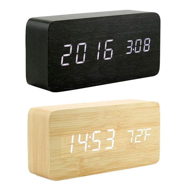 wooden digital alarm clock, wood fashion multi-function led clock with usb power supply, voice control other clocks & accessories
wooden digital alarm clock, wood fashion multi-function led clock with usb power supply, voice control other clocks & accessories