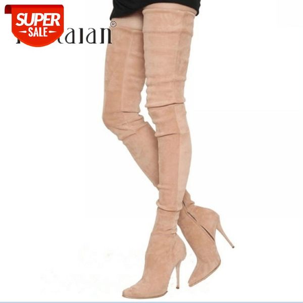2020 brand stretch suede leather thigh high heels boots women winter boots stiletto heels over the knee boots female shoes #tz2m, Black
2020 brand stretch suede leather thigh high heels boots women winter boots stiletto heels over the knee boots female shoes #tz2m, Black