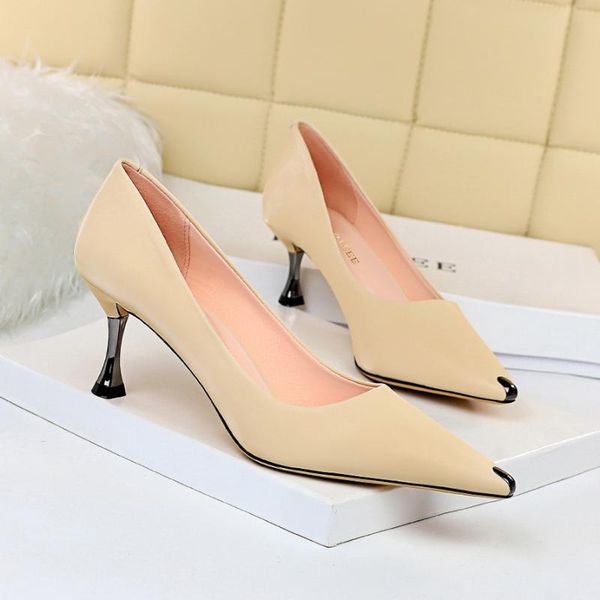 dress shoes 2021 women pumps ladies high heels stiletto point metal chaussure femme, Black
dress shoes 2021 women pumps ladies high heels stiletto point metal chaussure femme, Black