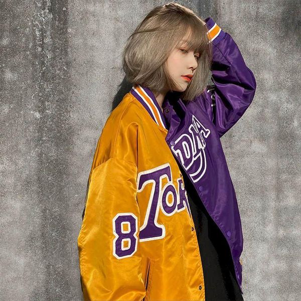 women's jackets 2021 jacket male loose hip hop baseball uniform commemorative spirit coat spring autumn men women handsome punk streetw, Black;brown
women's jackets 2021 jacket male loose hip hop baseball uniform commemorative spirit coat spring autumn men women handsome punk streetw, Black;brown