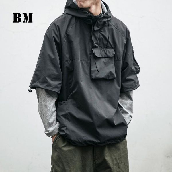 korean fashion hip hop cargo jacket japanese streetwear fake two piece hoodies men clothing harajuku pullover men's & sweatshir, Black
korean fashion hip hop cargo jacket japanese streetwear fake two piece hoodies men clothing harajuku pullover men's & sweatshir, Black