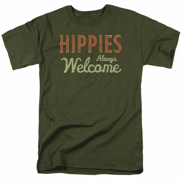 woodstock hippies welcome t shirt mens licensed 60s festival tee military green, White;black
woodstock hippies welcome t shirt mens licensed 60s festival tee military green, White;black