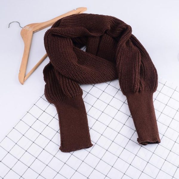 scarves women winter knitted blanket long shawl wrap with sleeves solid color crochet sweater scarf multi-use poncho cape neck warmer, Blue;gray
scarves women winter knitted blanket long shawl wrap with sleeves solid color crochet sweater scarf multi-use poncho cape neck warmer, Blue;gray