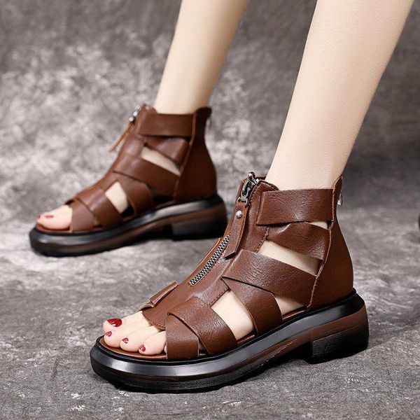 boots summer shoes for women ankle handmade leather hollow out sandals wedge women's soft bottom ladies, Black
boots summer shoes for women ankle handmade leather hollow out sandals wedge women's soft bottom ladies, Black