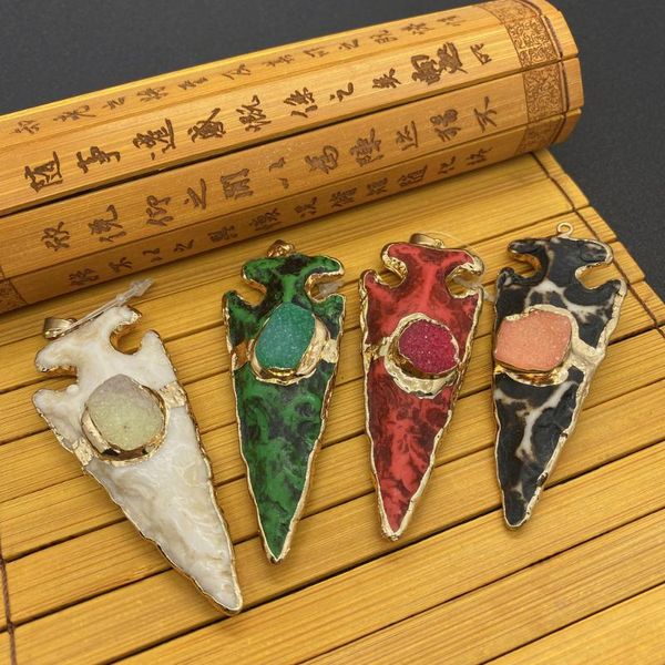 charms natural stone resin pendant multi-color anchor shape electroplating edging can be diy to make exquisite charm jewelry necklace, Bronze;silver
charms natural stone resin pendant multi-color anchor shape electroplating edging can be diy to make exquisite charm jewelry necklace, Bronze;silver