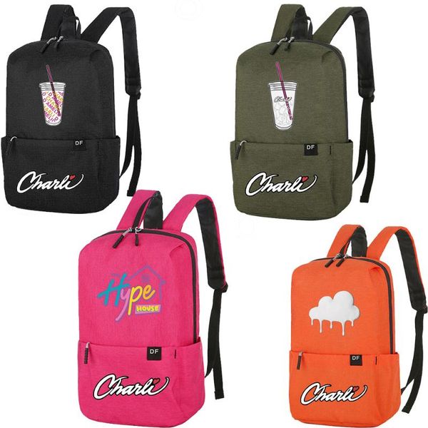 backpack creative cartoon charli d'amelio10l waterproof small travel fashion