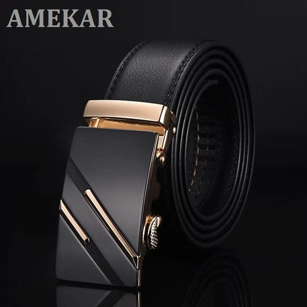 belts 2021 belt men genuine luxury leather for men,strap male metal automatic buckle, Black;brown
belts 2021 belt men genuine luxury leather for men,strap male metal automatic buckle, Black;brown