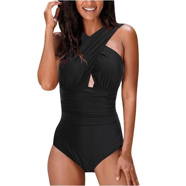 women's swimwear women one piece bikini push-up solid color conjoined swimsuit twining overlapping bañadores mujer 2021, White;black
women's swimwear women one piece bikini push-up solid color conjoined swimsuit twining overlapping bañadores mujer 2021, White;black