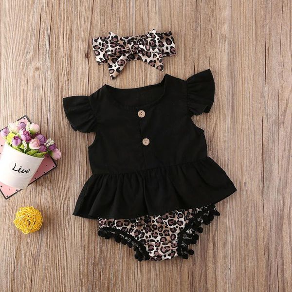 baby & children's 0-24m 3pcs toddler kids leopard clothes outfits summer girls crop +tassel shorts+headband set clothing sets, White
baby & children's 0-24m 3pcs toddler kids leopard clothes outfits summer girls crop +tassel shorts+headband set clothing sets, White