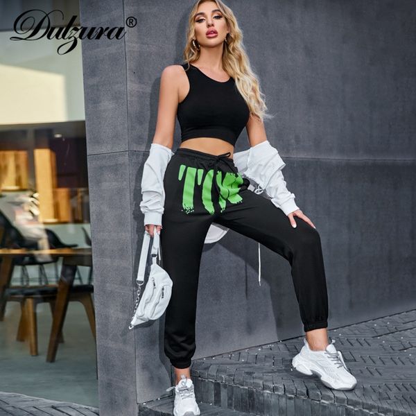 letter print women high waist sweatpants jogger loose casual sporty streetwear 2021 autumn winter trousers harem pants, Black;white
letter print women high waist sweatpants jogger loose casual sporty streetwear 2021 autumn winter trousers harem pants, Black;white