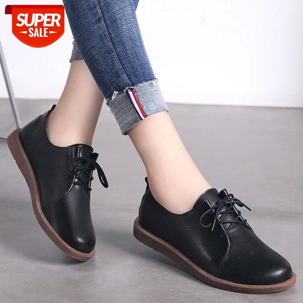2021 women spring/autumn shoes women genuine leather casual round toe flats female lace up solid oxford shoes zapatos de mujer #vr6t
2021 women spring/autumn shoes women genuine leather casual round toe flats female lace up solid oxford shoes zapatos de mujer #vr6t