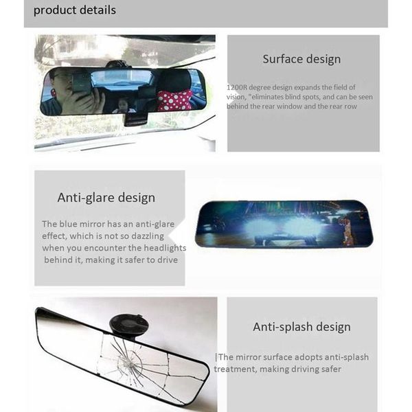 other interior accessories car wide-angle rearview mirror with large field of view suction cup curved anti-glare
other interior accessories car wide-angle rearview mirror with large field of view suction cup curved anti-glare