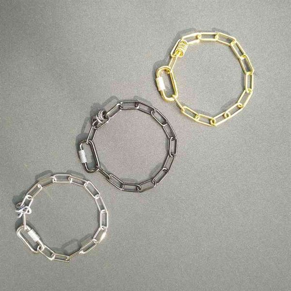 100%925 sterling silver black golden fashion women bracelet light luxury jewelry line up banquet birthday gift, Golden;silver
100%925 sterling silver black golden fashion women bracelet light luxury jewelry line up banquet birthday gift, Golden;silver