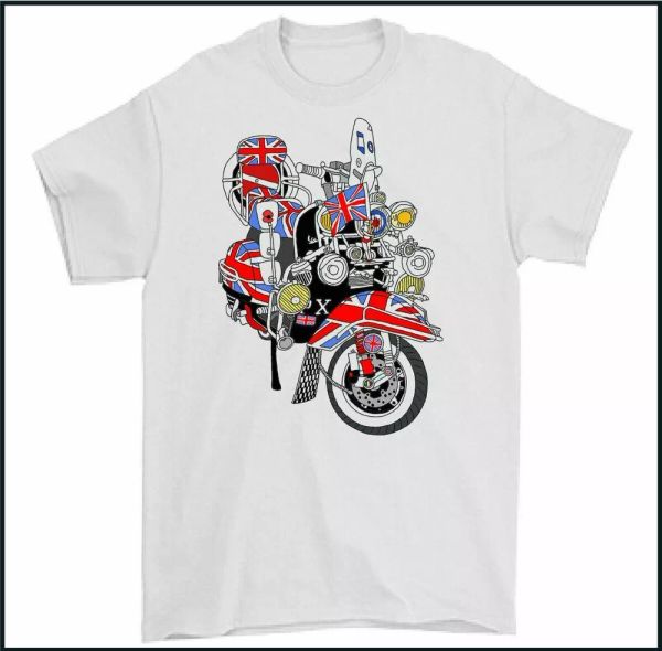 scooter t-shirt, mod union jack the jam paul weller quadrophenia trojan records, White;black
scooter t-shirt, mod union jack the jam paul weller quadrophenia trojan records, White;black
