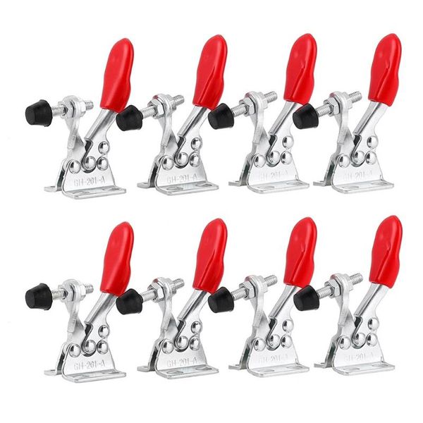 professional hand tool sets 8pcs gh-201a horizontal toggle clamp welding clips quick-release clamps set vertical clip
professional hand tool sets 8pcs gh-201a horizontal toggle clamp welding clips quick-release clamps set vertical clip