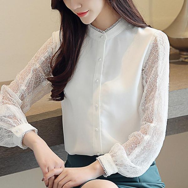 blusas mujer de moda 2021 hollow lace chiffon blouse long sleeve women shirts white womens and blouses c212 women's
blusas mujer de moda 2021 hollow lace chiffon blouse long sleeve women shirts white womens and blouses c212 women's