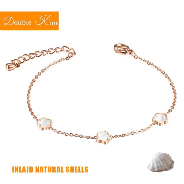 small flower bracelet titanium stainless steel material inlaid natural shells rose gold color trendy bracelets women jewelry, Golden;silver
small flower bracelet titanium stainless steel material inlaid natural shells rose gold color trendy bracelets women jewelry, Golden;silver