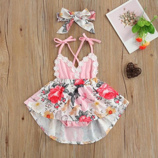 rompers cute summer baby girls floral lace romper dress lace-up v-neck sleeveless backless strappy jumpsuit+hairband for toddler, Blue
rompers cute summer baby girls floral lace romper dress lace-up v-neck sleeveless backless strappy jumpsuit+hairband for toddler, Blue
