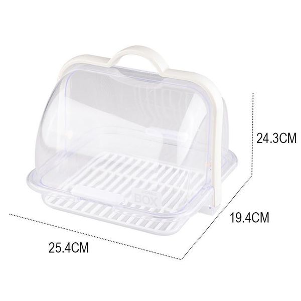 storage bottles & jars bread box transparent lid portable handle dustproof cake container foods loaf keeper for carrying storing
storage bottles & jars bread box transparent lid portable handle dustproof cake container foods loaf keeper for carrying storing