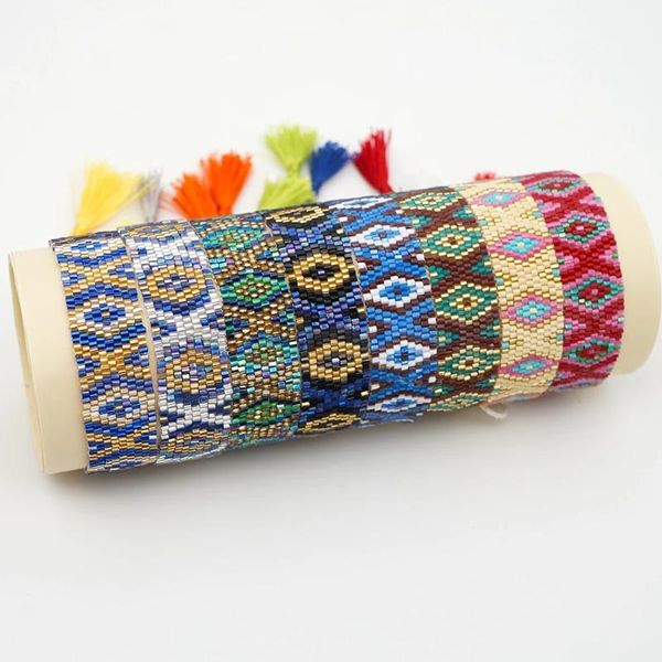 beaded, strands rainbery miyuki bracelet friendship bracelets women boho jewelry 2021 handmade woven jewellery bohemian tassel pulsera, Black
beaded, strands rainbery miyuki bracelet friendship bracelets women boho jewelry 2021 handmade woven jewellery bohemian tassel pulsera, Black