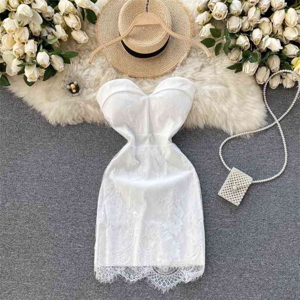 women open back strapless lace waist buttocks mini dress v-neck high slim fashion spring summer 11b315 210525, Black;gray
women open back strapless lace waist buttocks mini dress v-neck high slim fashion spring summer 11b315 210525, Black;gray