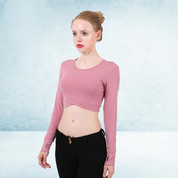 yoga outfit women's long sleeve sports tight activewear midriff-baring running clothes (size carminum)
yoga outfit women's long sleeve sports tight activewear midriff-baring running clothes (size carminum)