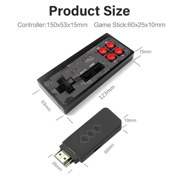 1set wireless game console mini gamepad gamestick y2s plus tv for double play portable players
1set wireless game console mini gamepad gamestick y2s plus tv for double play portable players