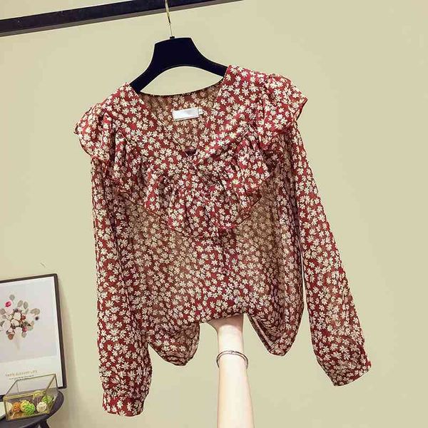 luxury design autumn fashion women's v neck ruffles long sleeves floral shirt ladies blouses shirts a3800 210428, White
luxury design autumn fashion women's v neck ruffles long sleeves floral shirt ladies blouses shirts a3800 210428, White