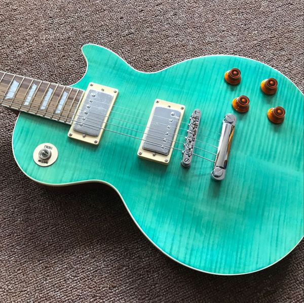custom shop standard electric guitar rosewood fingerboard green color flame maple handmade 6 stings mahogany wood body gitaar
custom shop standard electric guitar rosewood fingerboard green color flame maple handmade 6 stings mahogany wood body gitaar