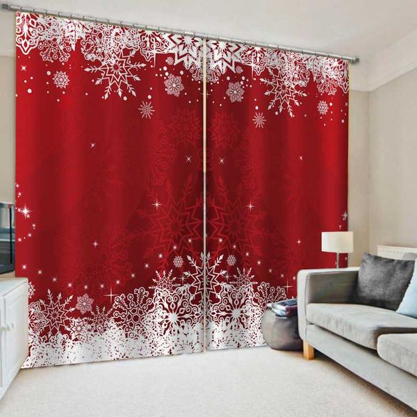 window blackout curtain red snowflake curtains for living room bedroom christmas cortinas drapes decor
window blackout curtain red snowflake curtains for living room bedroom christmas cortinas drapes decor