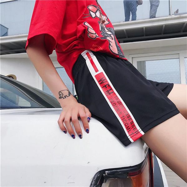 women's shorts 6 patterns 2021 summer high waisted harajuku street fashion streetwear casual feminino clothing plus size, White;black
women's shorts 6 patterns 2021 summer high waisted harajuku street fashion streetwear casual feminino clothing plus size, White;black