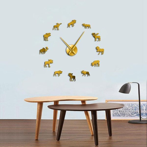 wall clocks wildlife moose diy giant clock silhouette decorative frameless watch modern nature animal art hunting
wall clocks wildlife moose diy giant clock silhouette decorative frameless watch modern nature animal art hunting