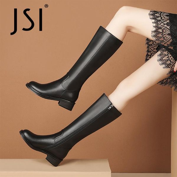 boots jsi women knee-high spring/autumn plush genuine leather platform big size square heel fashion shoes vo807, Black
boots jsi women knee-high spring/autumn plush genuine leather platform big size square heel fashion shoes vo807, Black