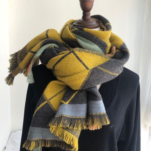 scarves autumn and winter 2021 thickened diamond geometric burr cashmere like decoration women's scarfshawl dual purpose scarf, Blue;gray
scarves autumn and winter 2021 thickened diamond geometric burr cashmere like decoration women's scarfshawl dual purpose scarf, Blue;gray