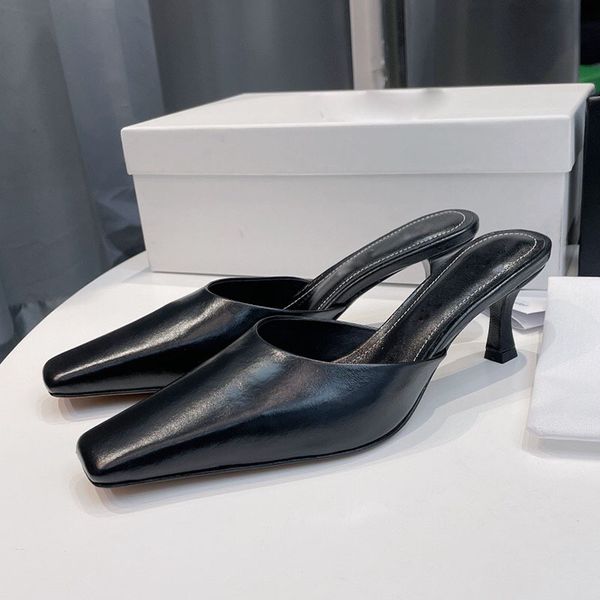 80% off store online metal chains buckle decor runway women's slippers little square toe heel genuine leather slingbacks sandals summer, Black
80% off store online metal chains buckle decor runway women's slippers little square toe heel genuine leather slingbacks sandals summer, Black