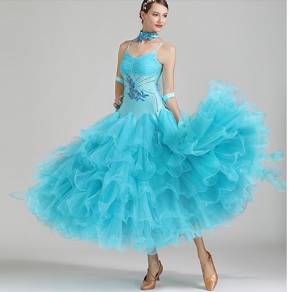 stage wear ballroom dress girl woman competition waltz rhinestone crystal blue green red s7038, Black;red
stage wear ballroom dress girl woman competition waltz rhinestone crystal blue green red s7038, Black;red