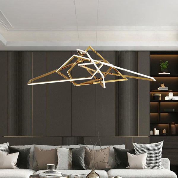modern luxury gold lustre stainless steel dimmable led pendant lights villa living room hanging lamp lamparas luminarias lamps
modern luxury gold lustre stainless steel dimmable led pendant lights villa living room hanging lamp lamparas luminarias lamps