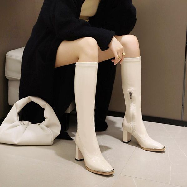 boots fanyuan fashion side zipper slim long shoes woman genuine leather autumn winter high heels knee boot size 31-43, Black
boots fanyuan fashion side zipper slim long shoes woman genuine leather autumn winter high heels knee boot size 31-43, Black
