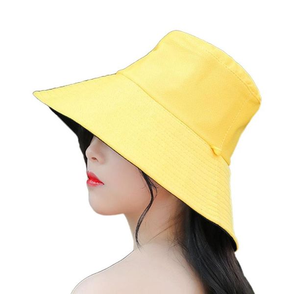 solid color drawstring dual side women fashion outdoor anti-uv large brim fisherman hat bucket cap hiking beach hats, Black;white
solid color drawstring dual side women fashion outdoor anti-uv large brim fisherman hat bucket cap hiking beach hats, Black;white