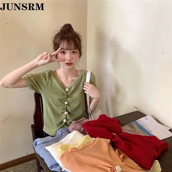 summer women and blouses vintage short sleeve v neck casual loose single slim shirts buckle blusas mujer de moda women's &, White
summer women and blouses vintage short sleeve v neck casual loose single slim shirts buckle blusas mujer de moda women's &, White