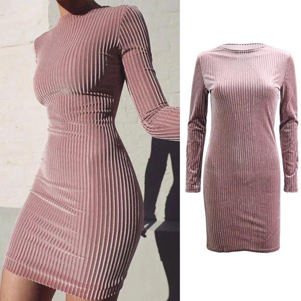 casual dresses women long sleeve velvet bodycon mini dress ribbed striped glitter sequins solid color stretch night party clubwear, Black;gray
casual dresses women long sleeve velvet bodycon mini dress ribbed striped glitter sequins solid color stretch night party clubwear, Black;gray