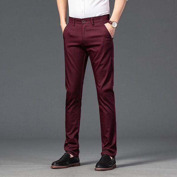 men's pants 2021 brand mens four seasons casual men black blue red khaki polyester business mid straight length trousers
men's pants 2021 brand mens four seasons casual men black blue red khaki polyester business mid straight length trousers