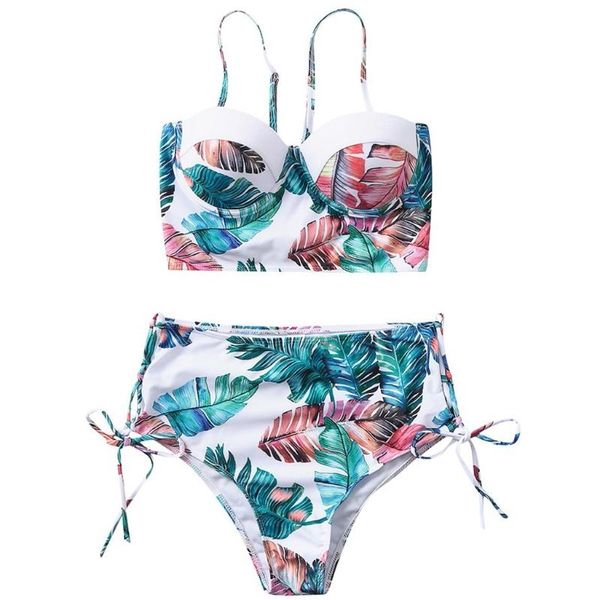 one-piece suits women 2pcs leaf print bikini set underwire swimsuit tie side bathing suit f2tc
one-piece suits women 2pcs leaf print bikini set underwire swimsuit tie side bathing suit f2tc