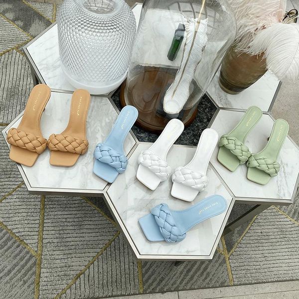 slippers casual shoes woman 2021 square toe thin heels heeled mules med luxury soft high rubber rome pu concise fabric slides, Black
slippers casual shoes woman 2021 square toe thin heels heeled mules med luxury soft high rubber rome pu concise fabric slides, Black