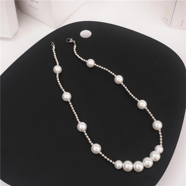 chains pearl necklace male tide hip-hop ins web celebrity street neck chain couples jewelry accessories, Silver
chains pearl necklace male tide hip-hop ins web celebrity street neck chain couples jewelry accessories, Silver