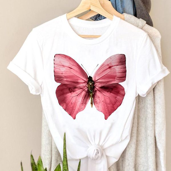 women butterfly happy time watercolor girl t-shirt short sleeve graphic t shirts womens shirt print t-shirts tee stylish style female clothe, White
women butterfly happy time watercolor girl t-shirt short sleeve graphic t shirts womens shirt print t-shirts tee stylish style female clothe, White