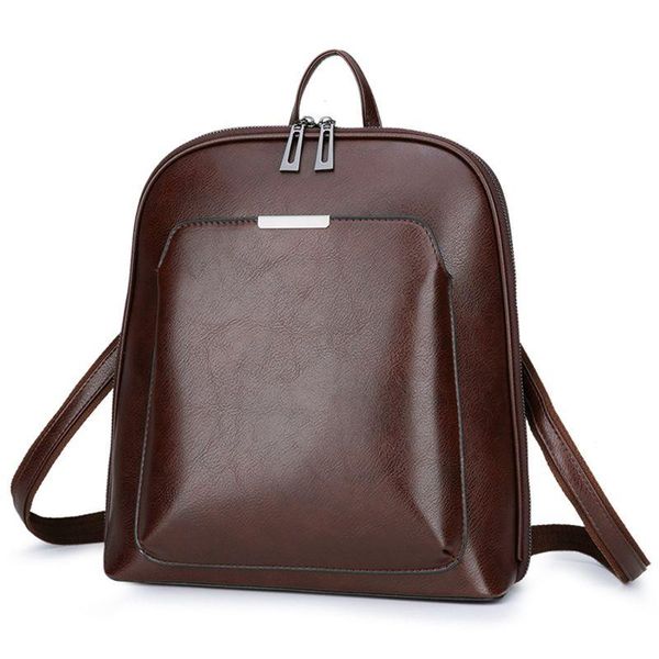 backpack vintage female leather women's large capacity school bag for girls leisure shoulder bags women brown
backpack vintage female leather women's large capacity school bag for girls leisure shoulder bags women brown