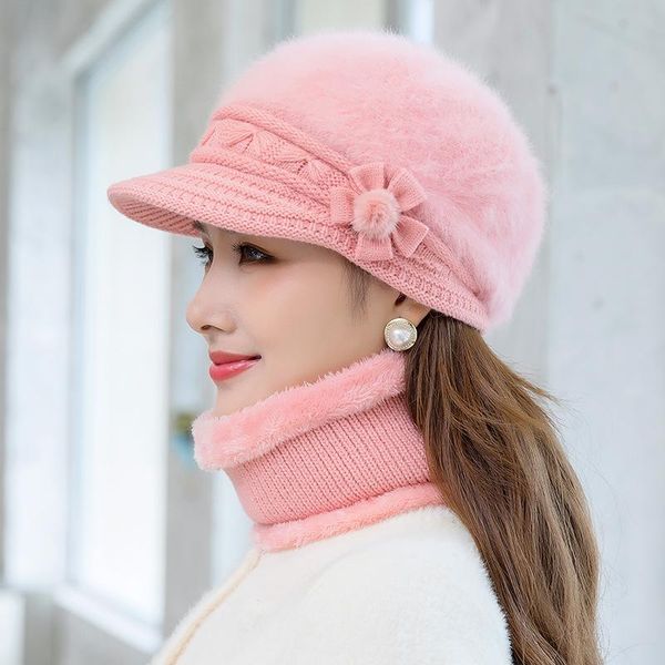 beanies winter hat thick warm knitted scarf gloves 3pc set for women elegant flowers fur beret outdoor ski riding cap
beanies winter hat thick warm knitted scarf gloves 3pc set for women elegant flowers fur beret outdoor ski riding cap